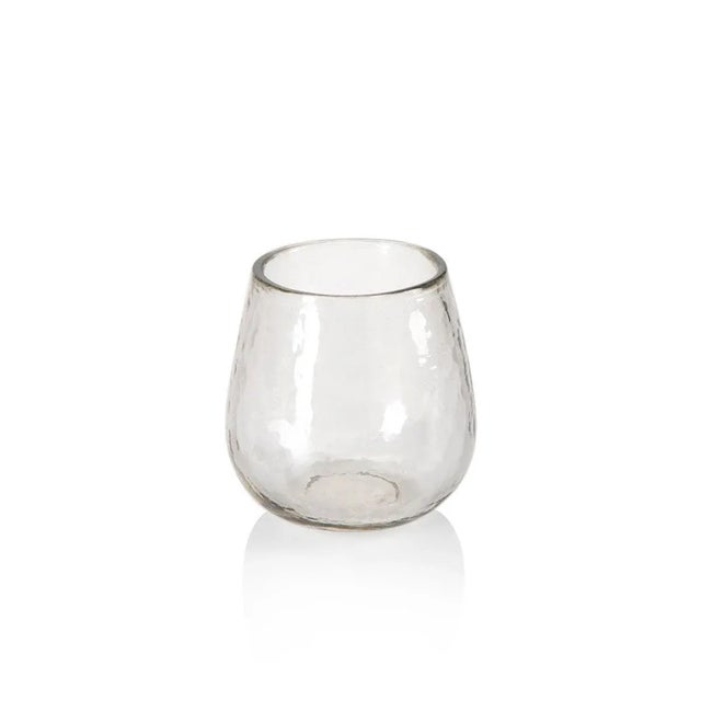 Give your glassware collection a chic update using the Garan Hammered Stemless All Purpose Glasses. Featuring textured...