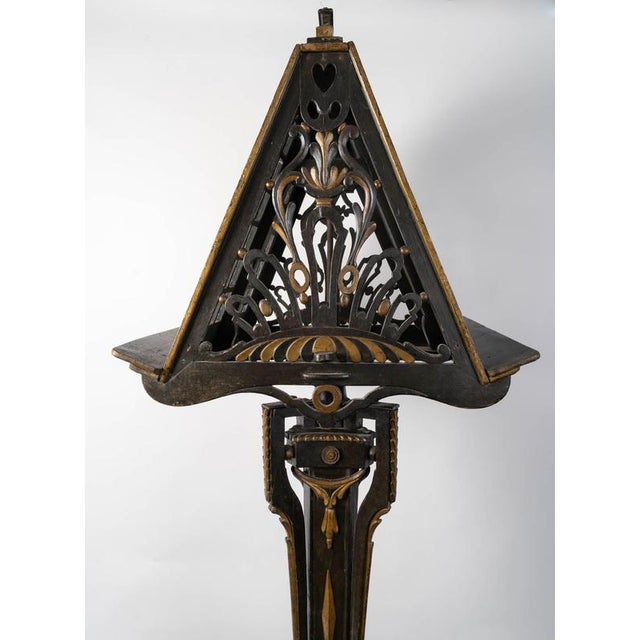 Polychrome Wooden Music Stand, 18th Century For Sale - Image 9 of 10