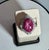 Vintage 21 Ct Star Oval Natural Ruby Cabochon & 2.45 Ct Diamond Ring , Platinum For Sale - Image 15 of 18