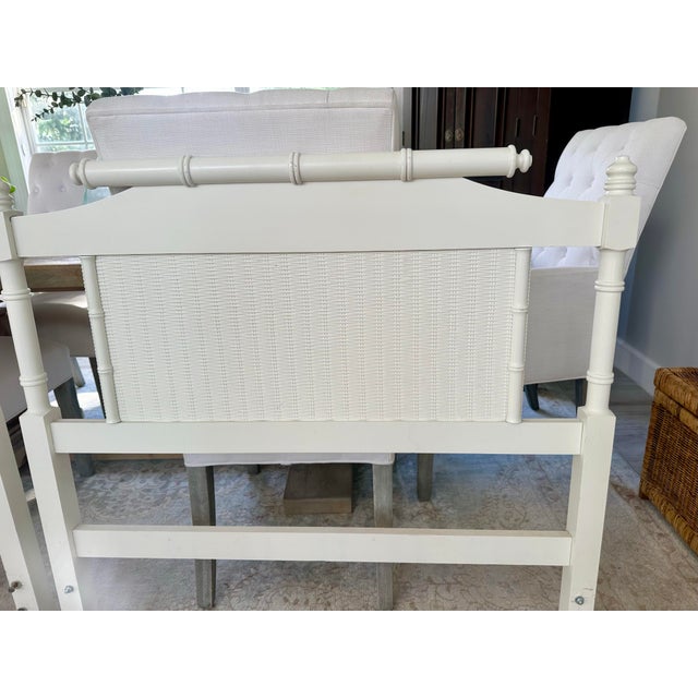 Beautiful Pair of vintage faux bamboo pagoda style twin headboards. Excellent condition! (39.5in W x 38in H) classic...