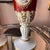 Red 1960s Beautiful pair of Italian ceramic vases // cameo // classical design // gilt rim // ceramic planter // Roman busts // intaglio style For Sale - Image 8 of 17