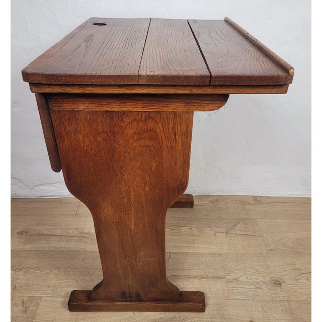 Vintage Desk in Oak, 1920s For Sale - Image 15 of 16