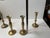 Metal Vintage Danish Classical Candleholders in Brass, 1970s, Set of 4 For Sale - Image 7 of 9