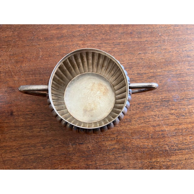 Mid 20th Century German/Posen Art Nouveau 800 Silver Sugar and Creamer Set - 2 Pieces For Sale In Saint Louis - Image 6 of 6