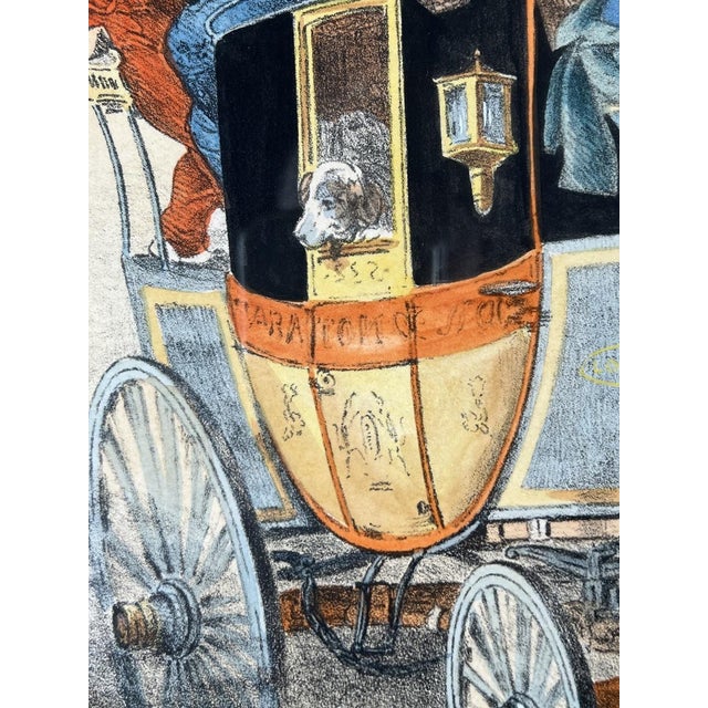 Paper After Horace Vernet, Stagecoach Scenes, 1800s, Engraving For Sale - Image 7 of 11