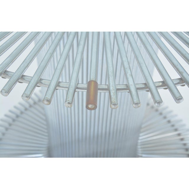 Italian Dining Table in Chromed Metal and Glass by Gastone Rinaldi, 1970s For Sale - Image 12 of 16