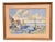 Scandinavian School, Port with Moored Sailboats, 1950s, Oil on Panel, Framed For Sale
