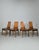 Wood Fiorenza Chairs by Tito Agnoli for Molteni, 1970s, Set of 4 For Sale - Image 7 of 7