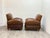 1990s Pair of Recliner Leather Chairs For Sale - Image 5 of 11