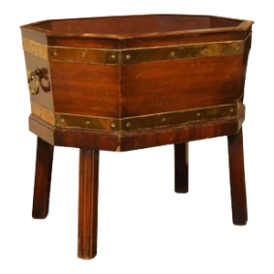 English Oak Wine Cooler