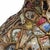 Monumental Pair California Memory Ware Mosaic Floor Vases Pique Asiette 23" For Sale - Image 10 of 18