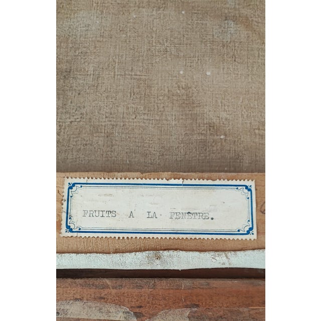 Kala EA, Fruits à la Fenêtre, Oil on Canvas, Framed For Sale - Image 11 of 12