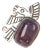 William Spratling sterling Amethyst pre-columbian style pin For Sale