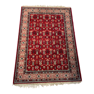 Vintage Hand-Knotted Bokhara Wool Rug – 67” X 47” (Approx.6’ X4’)