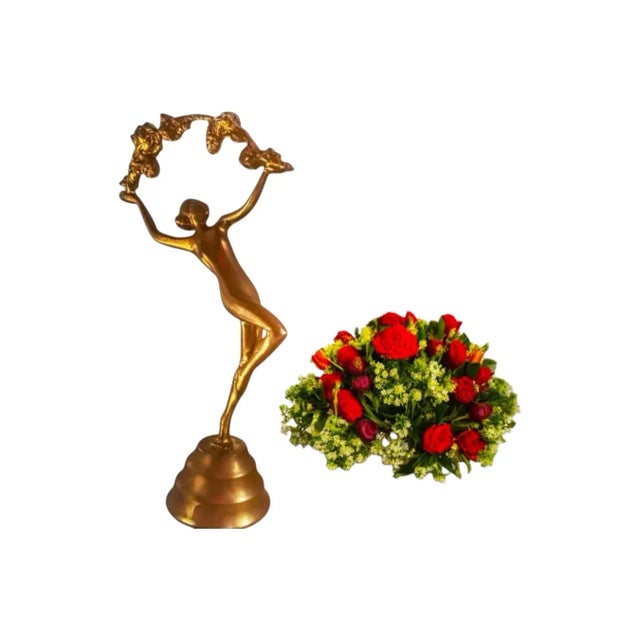 Art Deco Style Ballerina in Bronze, 1920s For Sale - Image 4 of 13