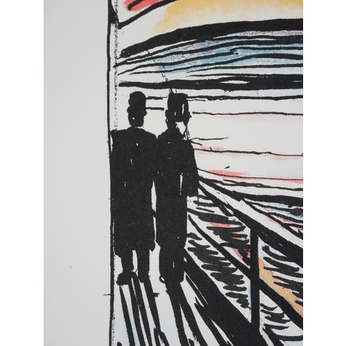 Edvard Munch, The Scream, Lithograph For Sale - Image 4 of 8