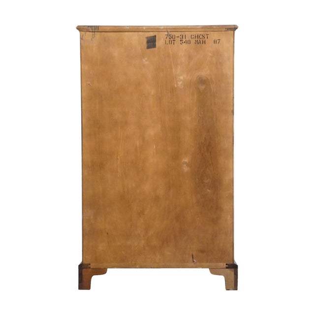 Brown Hickory Furniture Co. American Masterpiece Collection 37" Solid Mahogany Chest of Drawers 750-31 For Sale - Image 8 of 13