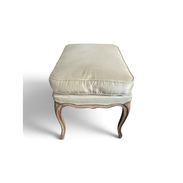 Gorgeous Louis the XV ottoman that came out of estate in Lake Bluff IL original to the David Adler designed home built in...