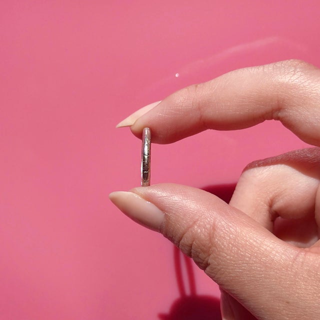 Art Deco Antique Platinum Wedding Band, Stacking Ring, Size 5 For Sale In Los Angeles - Image 6 of 10