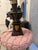Mid 20th century French decorative bronze /bronze finished lamp in the Maison Charles French historicist tradition. It it...