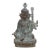 Antique Rich Verdigris Bronze Buddha For Sale