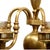 American Colonial Brass Electric Converted Oil Lamp Wall Sconce For Sale - Image 4 of 6