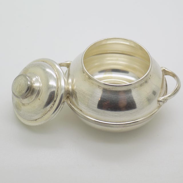 Vintage Italian Handmade Genuine Silver Cooking Pot Dollhouse Miniature, 1980s For Sale - Image 6 of 12