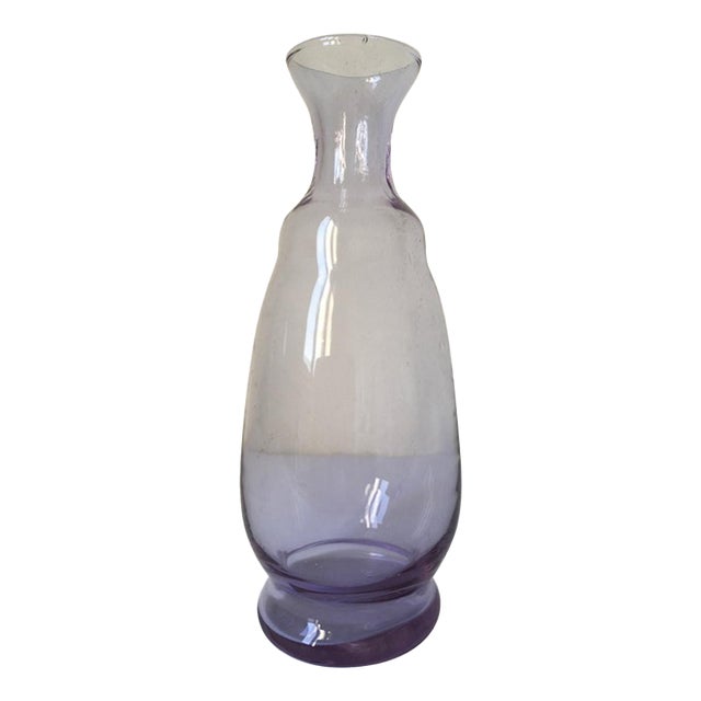 Postmodern Purple Murano Glass Bottle, Italy, 1960s For Sale