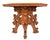 Rococo Italian Baroque Inlaid Walnut Center Table For Sale - Image 3 of 9