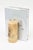 Vintage Italian Alabaster Column Bookends Cream, Tan, Gray, 1970's For Sale - Image 9 of 10