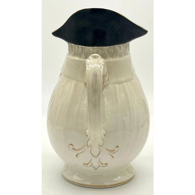 White Late 19th Century President William McKinley as Napoleon Large Toby Mug, by Morris & Willmore For Sale - Image 8 of 12