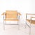 Mid-Century Modern Wicker and Chrome Chairs, 1980s, Set of 2 For Sale - Image 3 of 15