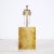 Late 20th Century Modernist Pressed Lucite Table Lamp in Fractured Gold and Amber For Sale - Image 12 of 13