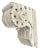 Antique Hand-Carved Architectural Fragment Corbel Bracket in Original Whitewashed Paint For Sale
