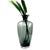 Impeccable Monumental Timeless Modern Classic Green-Gray Translucent Glass Vase For Sale - Image 4 of 9