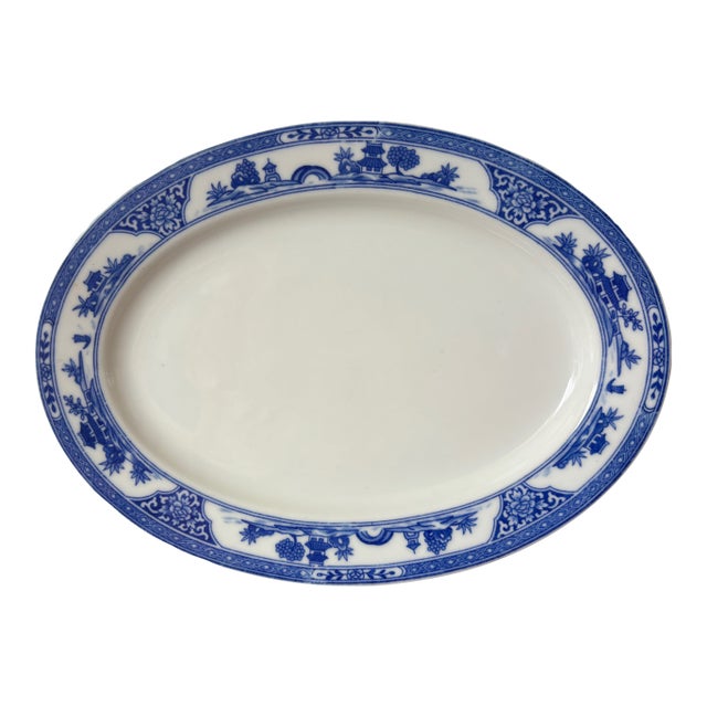 1920s Nippon Royal Sometuke Platter For Sale