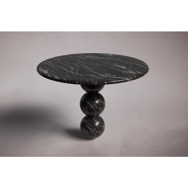 Crafted and hand-finished from Alexander Black Marble. Alexander Black Marble can be honed and polished for a matte finish...