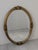 Vintage Oval Mirror in Gilded Frame, 1965 For Sale - Image 3 of 12