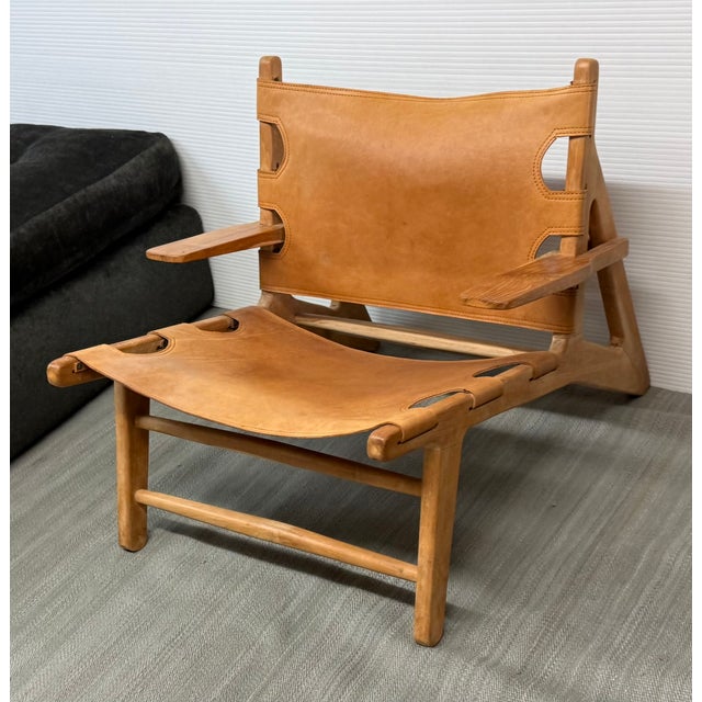 Rustic Sohnne Hunting Chair, Reproduction For Sale - Image 3 of 15