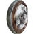 Paper Mache Fig Branch in Cartapesta Round Frame For Sale - Image 4 of 11