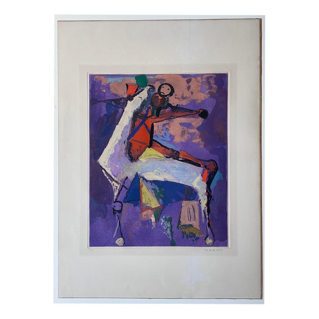 Marino Marini, Shakespeare I, 1977, Etching For Sale