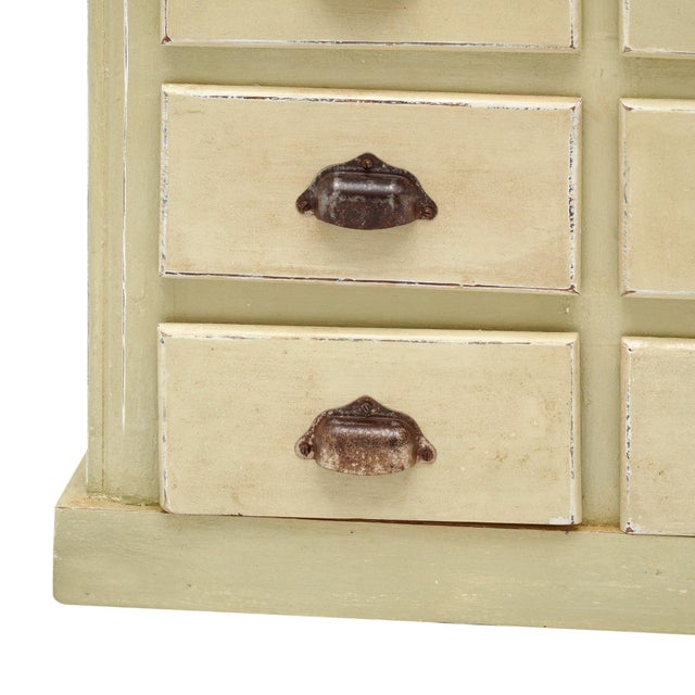 Wood Antique French Haberdashery Shop Counter For Sale - Image 7 of 9