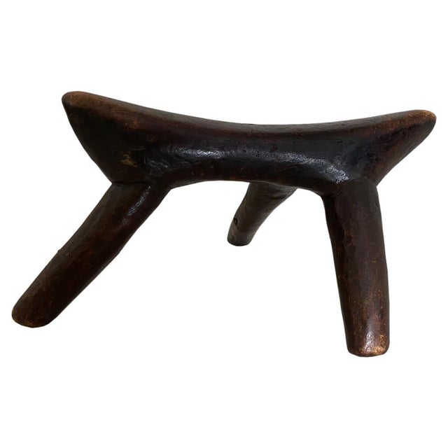 Beautiful museum quality, wooden head rest. Stunning patina on this rare piece of art from Sudan. Hand carved from a...