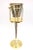 Modern Vintage 1970's Larry Laslo Signed Brass and Silver Plate Champagne Wine Stand Italian Restored For Sale - Image 3 of 13