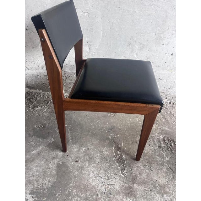 Brown Mid-Century Modern Dining Chairs, 1960s, Set of 2 For Sale - Image 8 of 9