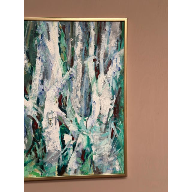 Kurt Dejmo, Mountain Forest White, 1997, Oil on Canvas, Framed For Sale - Image 15 of 18