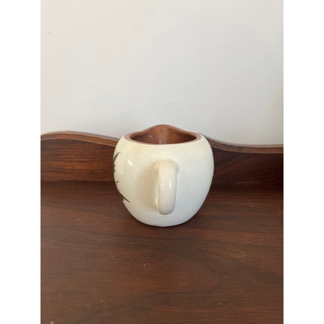 American Vintage Stangl Thistle Creamer Pitcher – Hand-Painted American Pottery For Sale - Image 3 of 6