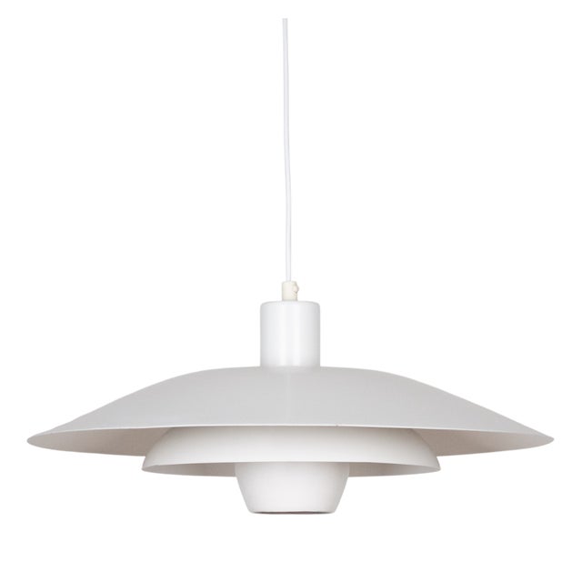 Vintage Danish Pendant Lamp by Kurt Wiborg for Jeka, 1980s For Sale