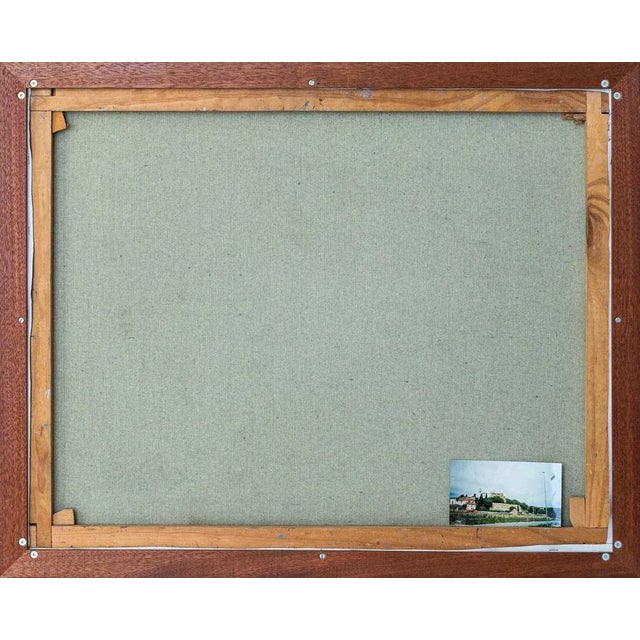 Reguera Canyelles Castle Landscape, Oil on Canvas, Framed For Sale - Image 5 of 8