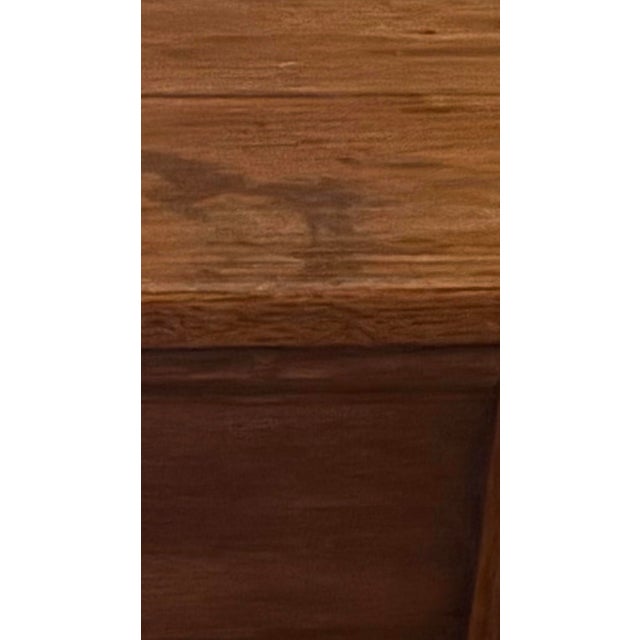 Antique 1900’s Oak Library Desk-Table For Sale - Image 10 of 10